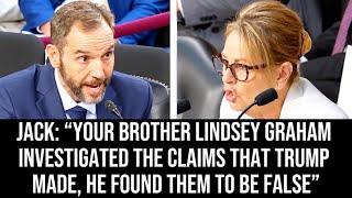 WHOA: Jack Smith TURNS THE TABLES on Lindsey Graham’s sister at hearing