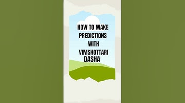 PREDICTING THROUGH VIMSHOTTARI DASHA
