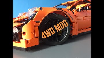 LEGO Technic Porsche 911 GT3 rs 42056: 4WD Mod