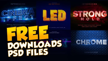 FREE 3D TEXT EFFECT PSD FILE - FREE DOWNLOAD (Part 1)