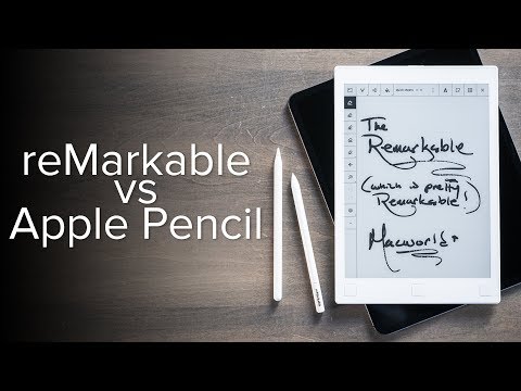 reMarkable vs Apple Pencil writing test