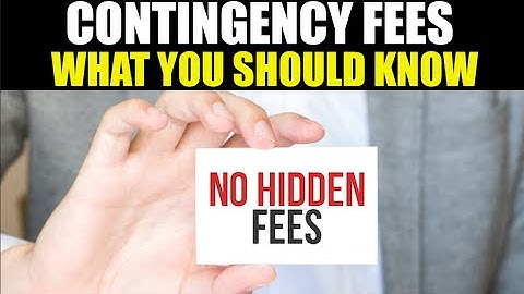 What Is A Contingency Fee? Lawyer Explains