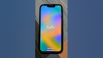 Apple iphone 13 welcome screen - "Hello" #shorts