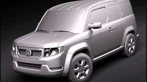 Honda Element 3D model from CGTrader.com
