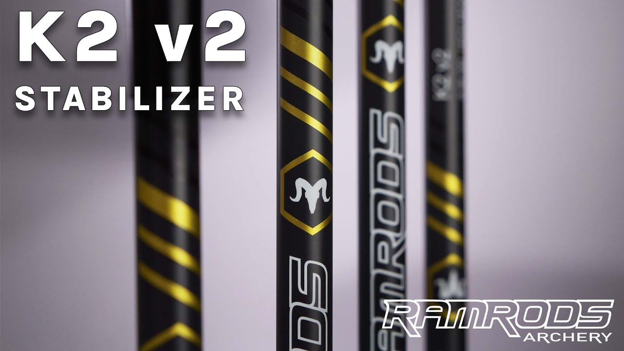 K2 V2 Bow Stabilizer - Dynamic Control | RamRods Archery