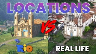 Rio Locations - In The Movies vs. In Real Life