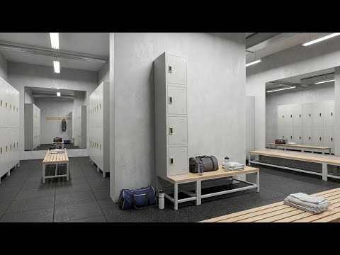 4 Doors Steel Locker With Chair Installer