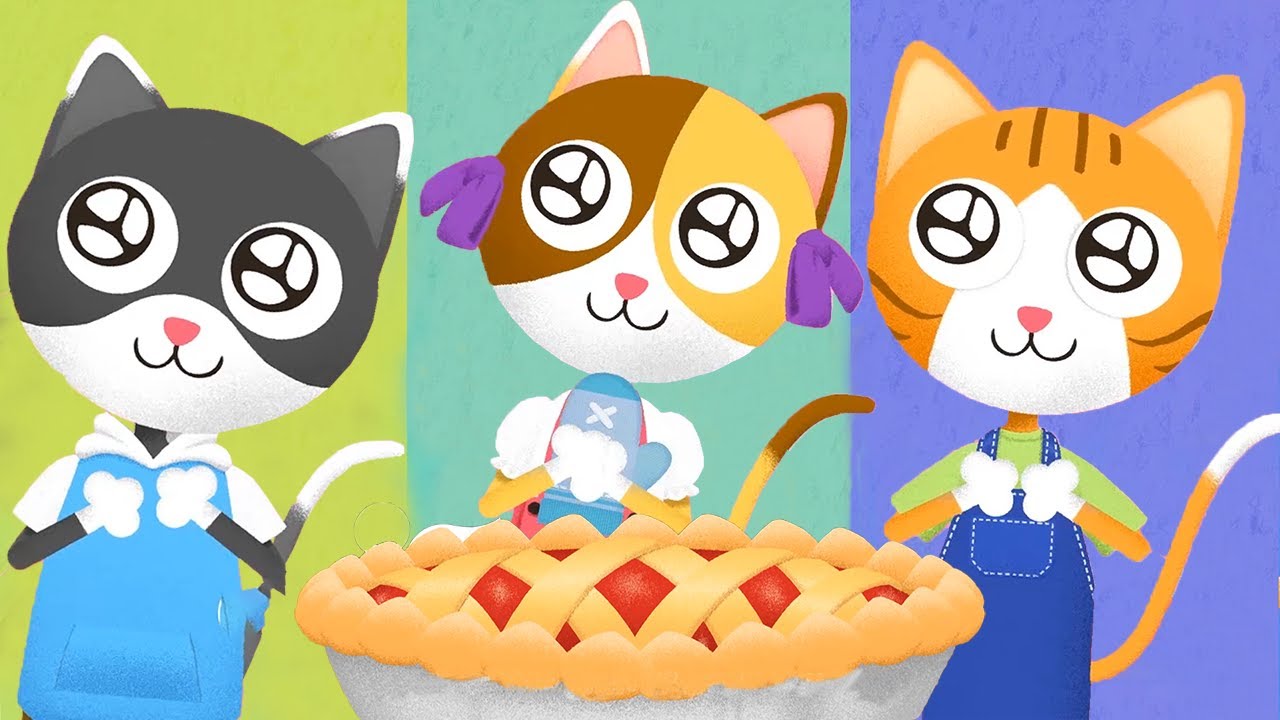 THREE LITTLE KITTENS | ENGLISH NURSERY RHYMES | SUPER BEST SONGS FOR ...