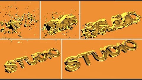 Metaball,Subdivision Surface, Cloner, Liquid Text in Cinema 4D