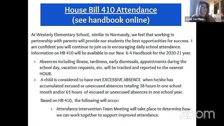Parent Orientation Evening Meeting (2nd grade parents)