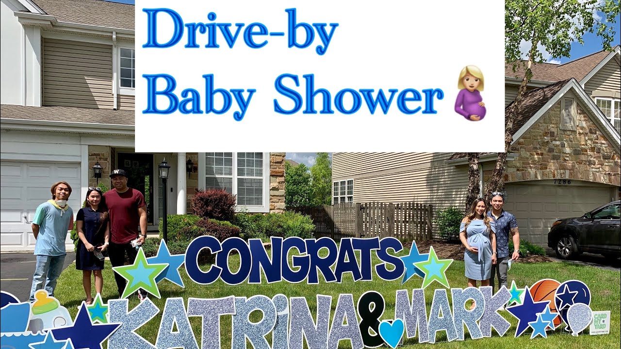 Couples celebrates first child with drivethru baby shower🤰🏼 parade🥳 