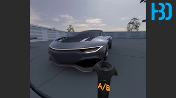 VR with VRED and the HTC VIVE for Car Design