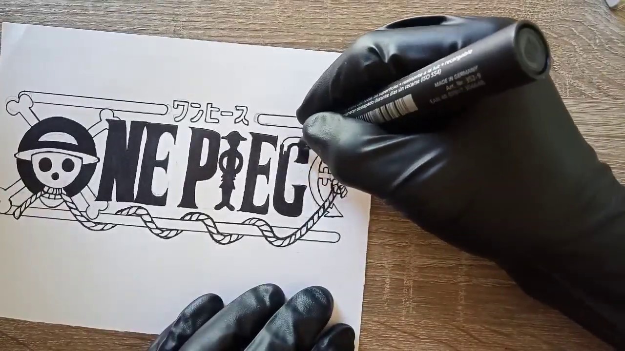 How To Draw One Piece Logo One Piece Drawing Youtube