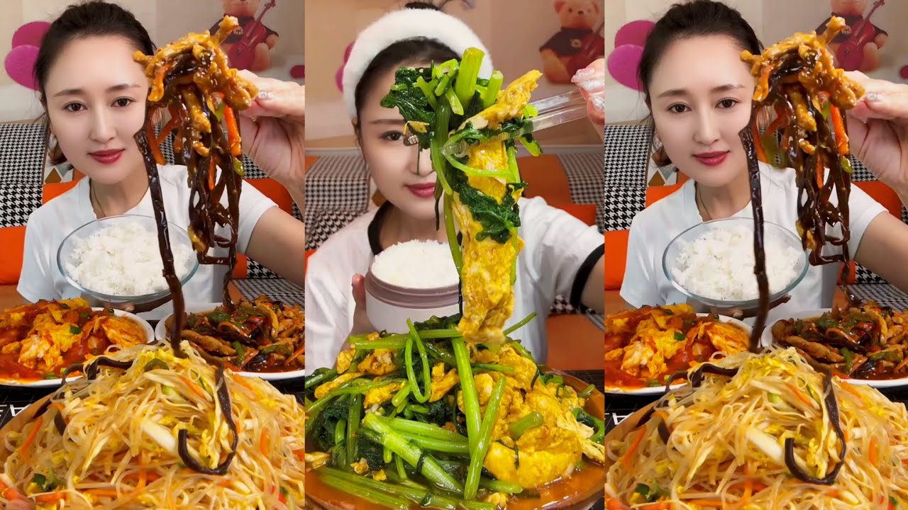MUKBANG SPICY CHINESE FOOD | 중국먹방 매운 | 매운삼겹살 먹방모음 | 중국당면 치킨 | 불닭밥/치킨카레/두부카레 | 중국가정식 먹방 | 중국음식 레시피