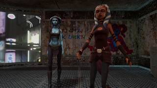 Aayla & Ahsoka Crashing B1 Droid - Crazy Star Wars Fan-Animation Made In Blender