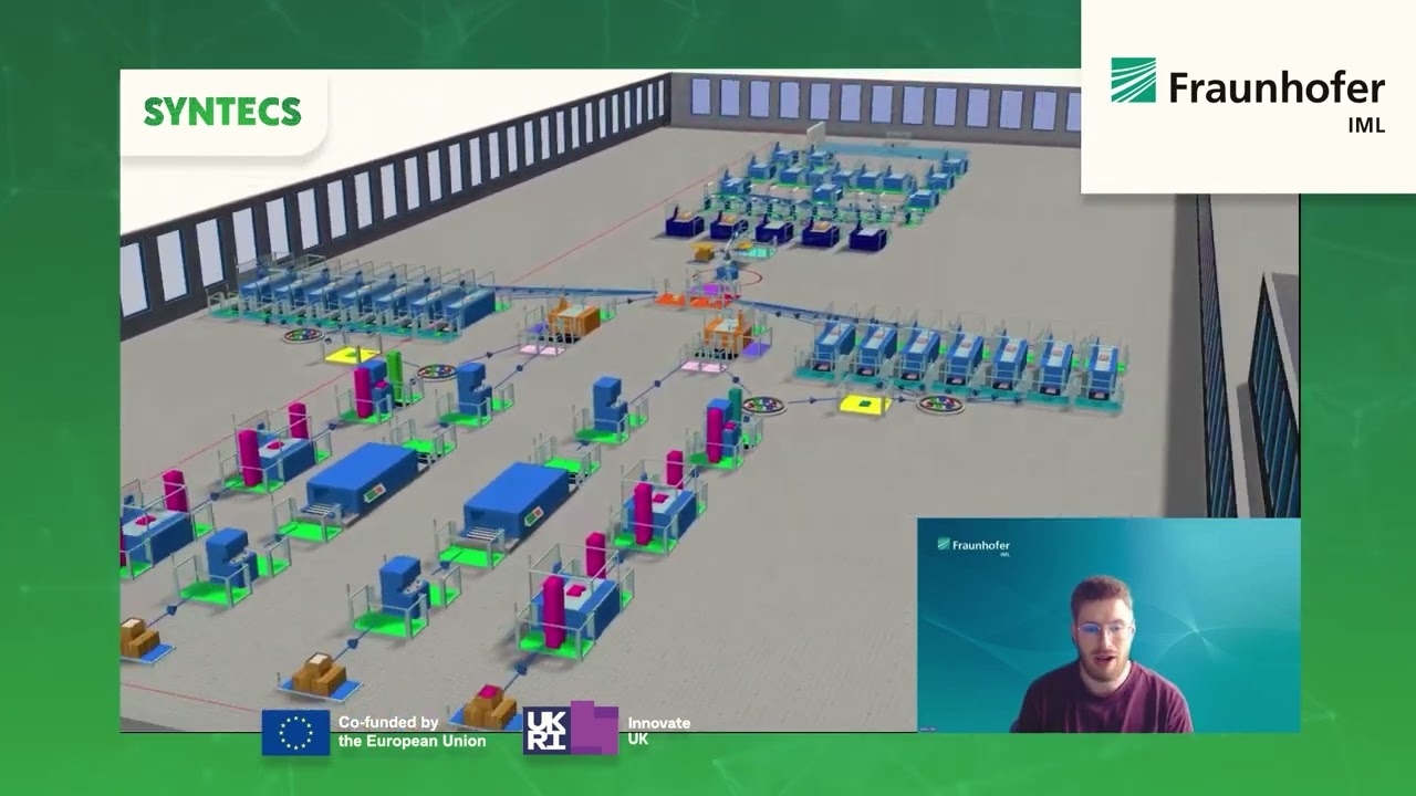 SYNTECS - Simulation Model Video by Fraunhofer IML