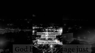 ✅ God said to be still 🙏🏼 #godsvoice #shorts