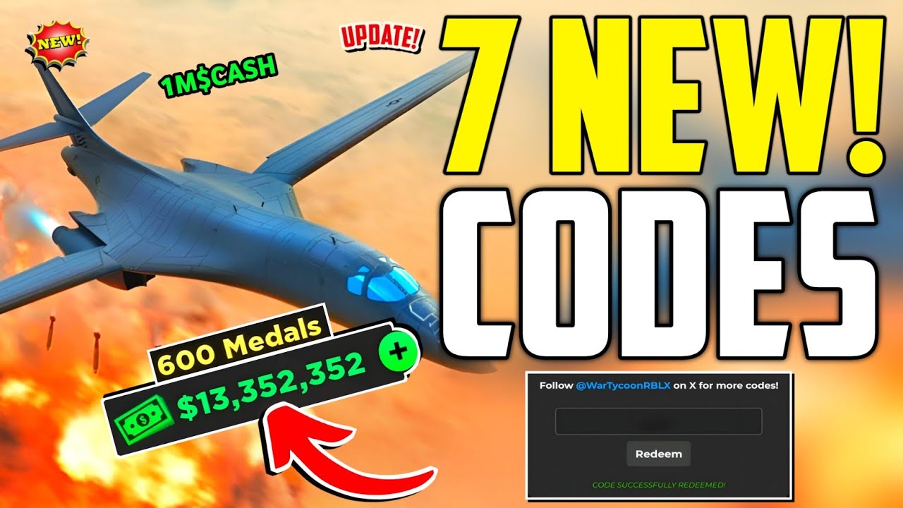 ⚠️B-1B!💥CODES⚠️ WAR TYCOON ROBLOX CODES FEBRUARY 2026 -WAR TYCOON CODES 2026 -WAR TYCOON CODE
