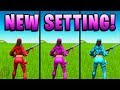 HOW TO CHANGE THE COLOR OF YOUR SKIN! (New Setting)