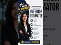 Interior Estimator Jobs Calicut 🔥 Apply Now” Calicut #shorts Kozhikode