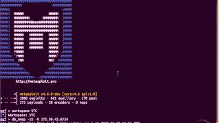 Ethical Hacking Tutorials 39  Running Nmp from metasploit