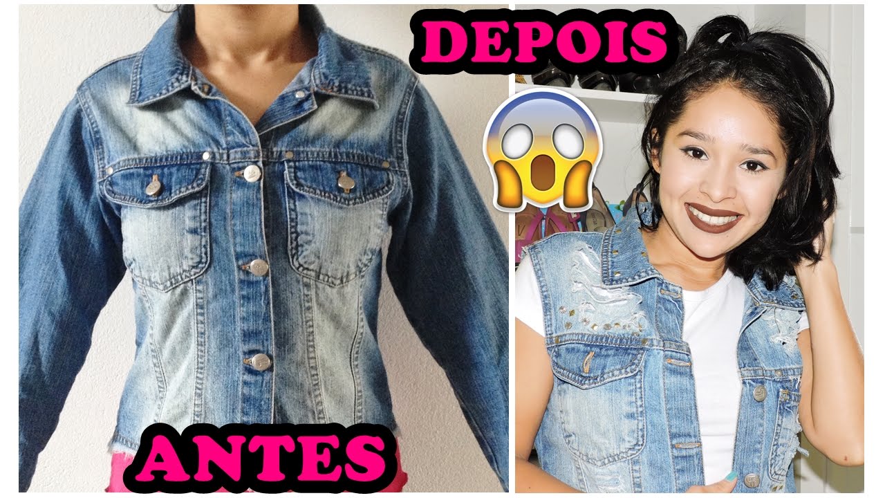 customizar jaqueta jeans desfiada