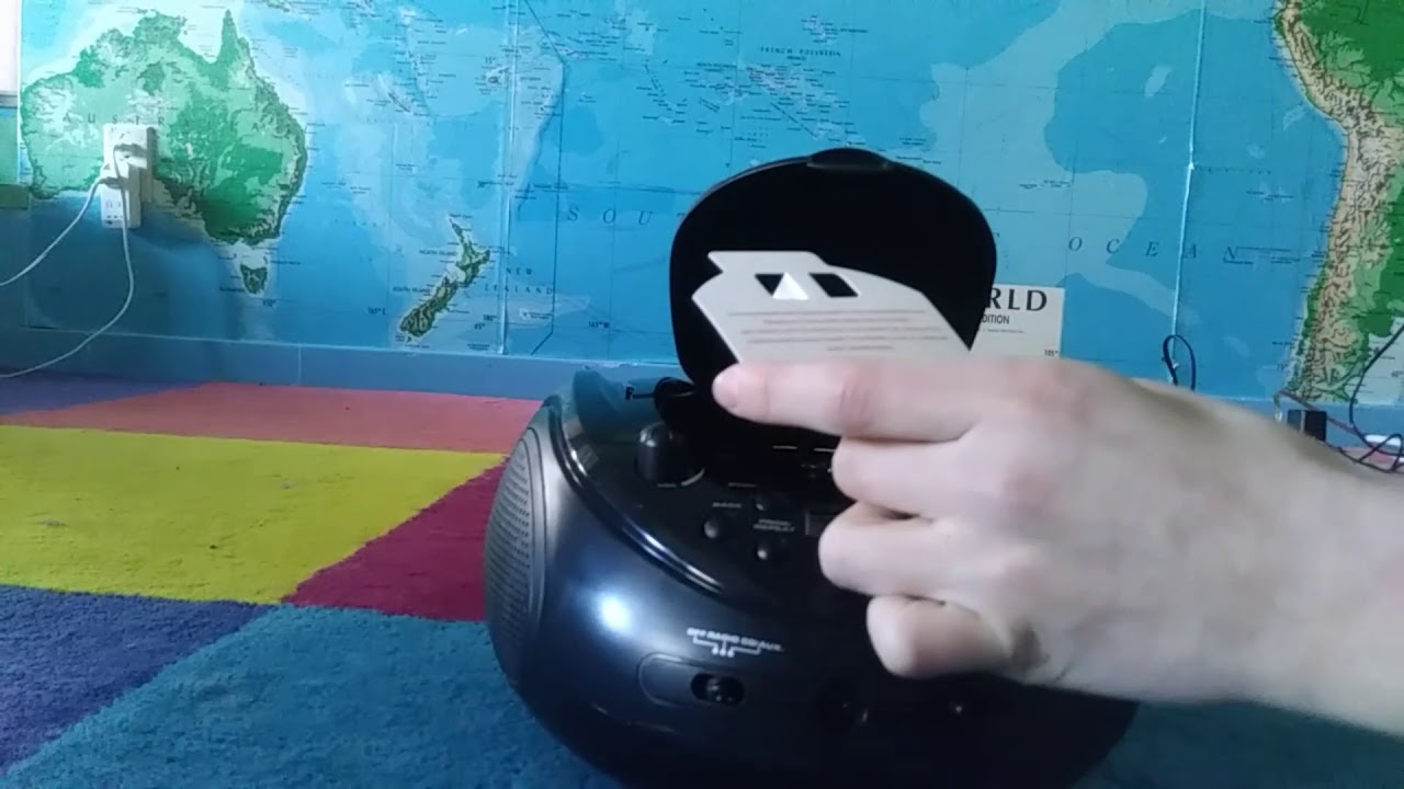 ONN® Portable AM/FM CD Boombox Review and Unboxing