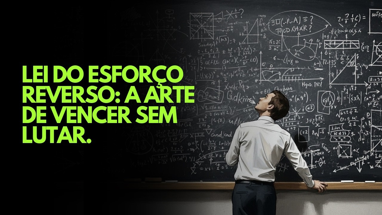 Lei do Esforço Reverso: Por Que Quanto Mais Você se Esforça, Pior Fica.