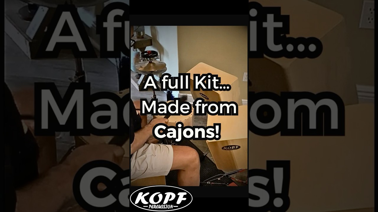 Ed Zak’s Hybrid Cajon Kit | Built with Kopf Percussion