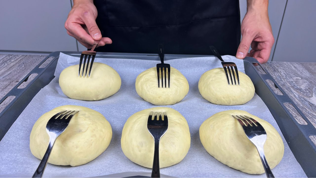 Трюк с вилками и тестом от японцев. Весь мир охотится за этим рецептом! Здорово!