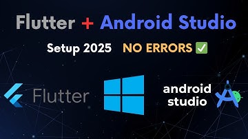 How to Install Flutter and Android Studio on Windows 10/11 | Full Setup Tutorial 2025
