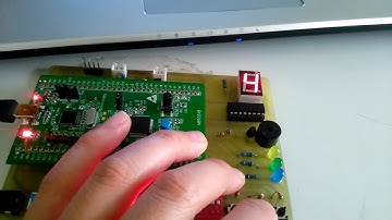 STM32F051R8Tx SEVEN SEGMENT