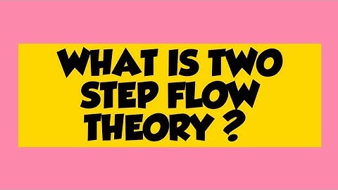 TWO STEP FLOW THEORY| MULTI STEP FLOW THEORY| PERSONAL INFLUENCE THEORY| NTA NET MASS COMMUNICATION