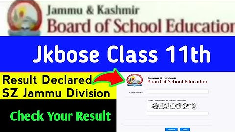 Jkbose Class 11th Result Declared | Jammu Summer Zone | Annual Regular 2021 | Check Your Result