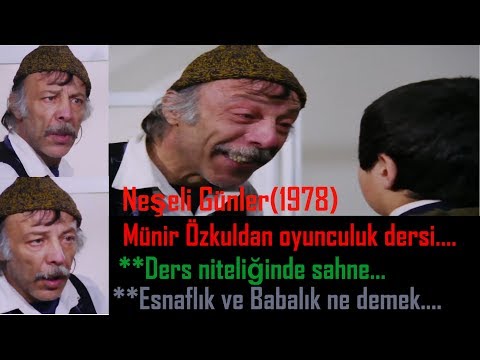 Neşeli Günler Duygusal Sahne - Baba Oğulun Kavusması -  Münir Özkul