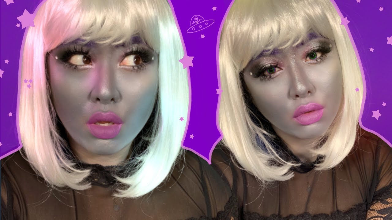 Halloween Alien Transformation Look | Halloween Transformation | Salty ...