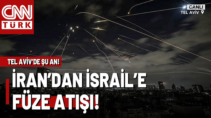 SON DAKİKA 🚨Tel Aviv'de Siren Sesleri! İran, İsrail'i Vuruyor!
