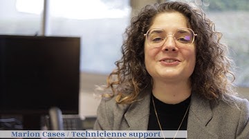 Vidéo info métiers : Marion Cases - Technicienne support