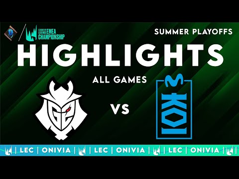 G2 vs MKOI Highlights ALL GAMES | LEC Summer Playoffs 2025 | G2 Esports vs Movistar KOI by Onivia