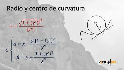 ¿Qué diferencia hay entre radio de curvatura y centro de curvatura?