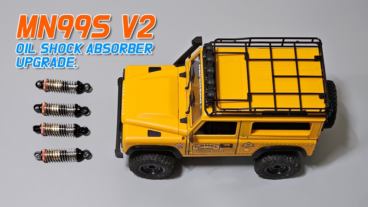 Rccars / Mn99s v2 Oil shock shock absorber upgrade. / mn99s v2 오일쇽업쇼바 ...