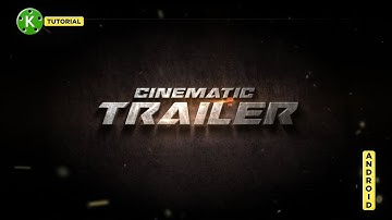 Cinematic Trailer Text in Kinemaster (Tutorial) || Creative Ajit