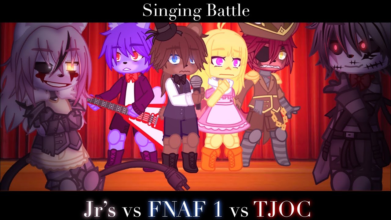 Fnaf Fan-Game Singing Battle | Jr’s vs FNAF 1 vs TJOC | flash warning | plz read desc