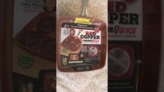 Red copper square Dance pan | so how do you like yours?