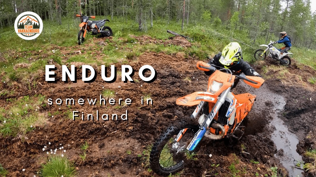 Midsummer casual enduro ride in Finland