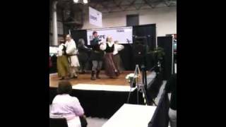 Latvian folk dance at 2010 New York Times Travel Show