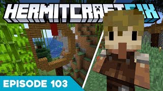 Hermitcraft VI 103 | FLYING GRIAN'S ELYTRA COURSE... 😰 | A Minecraft Let's Play