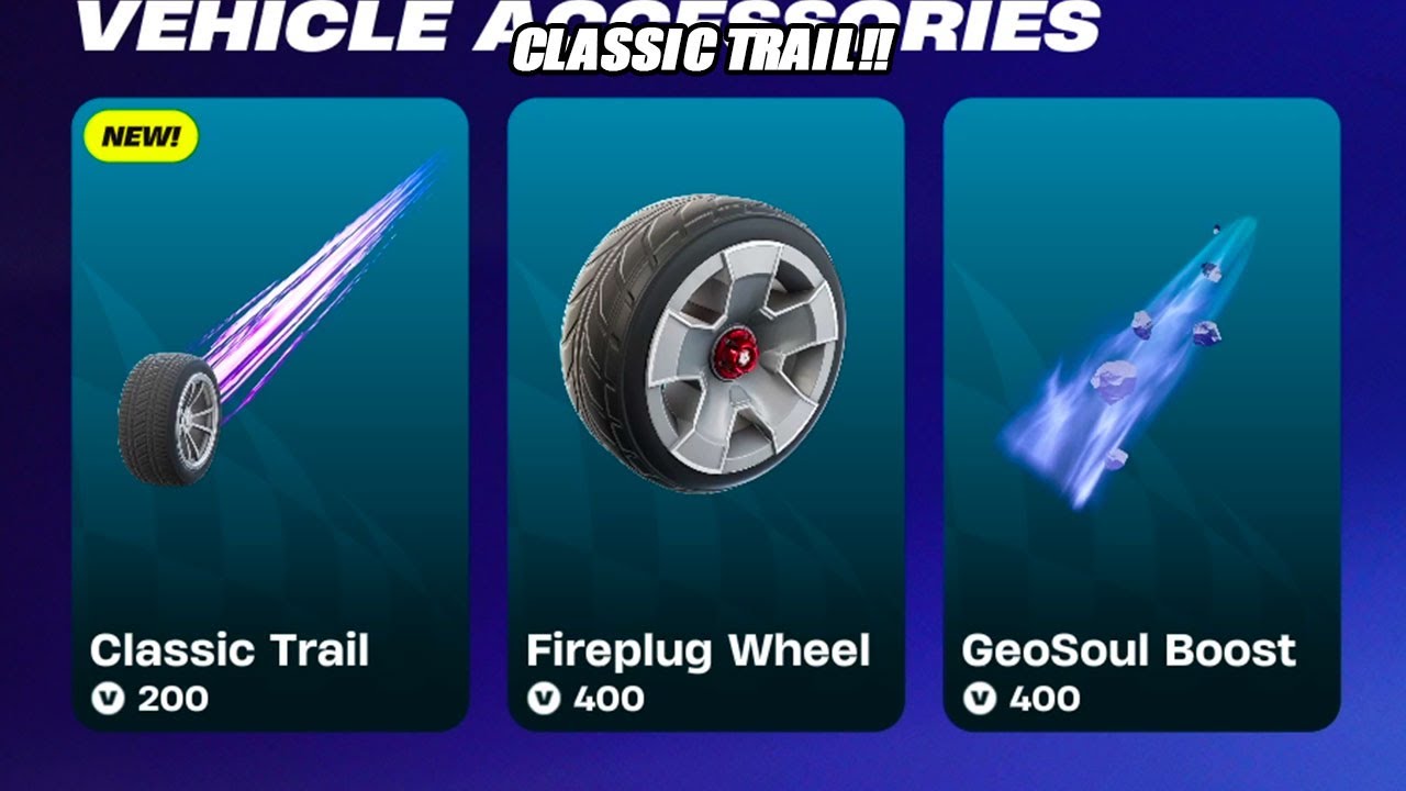 *NEW* Classic Trail In The Fortnite Item Shop!! (ALL PAINTED VERSIONS!!) - Fortnite Item Shop Update