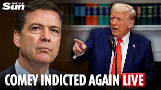 LIVE: Ex-FBI director James Comey's indictment revealed by Trump’s DOJ