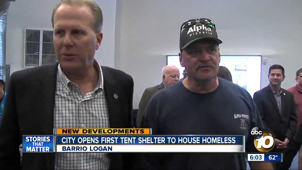 San Diego opens homeless tents to fight hepatitis outbreak